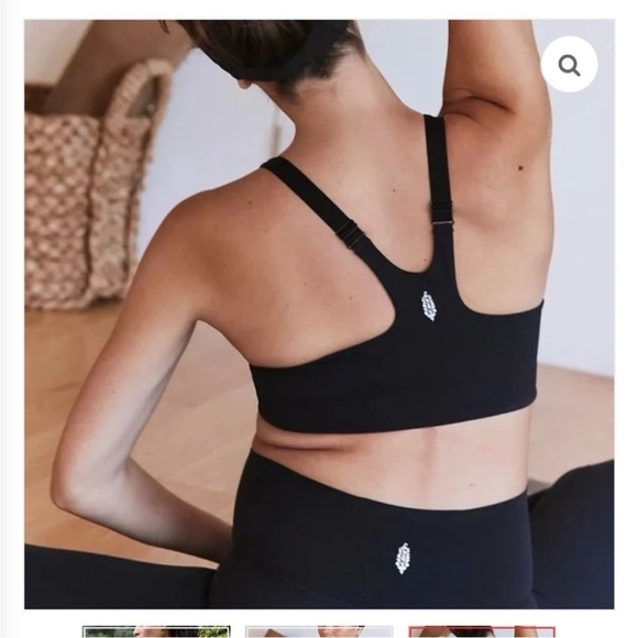 FP Movement x Hatch Never Better Square Neck Maternity Active Bra Black NEW - Picture 8 of 11